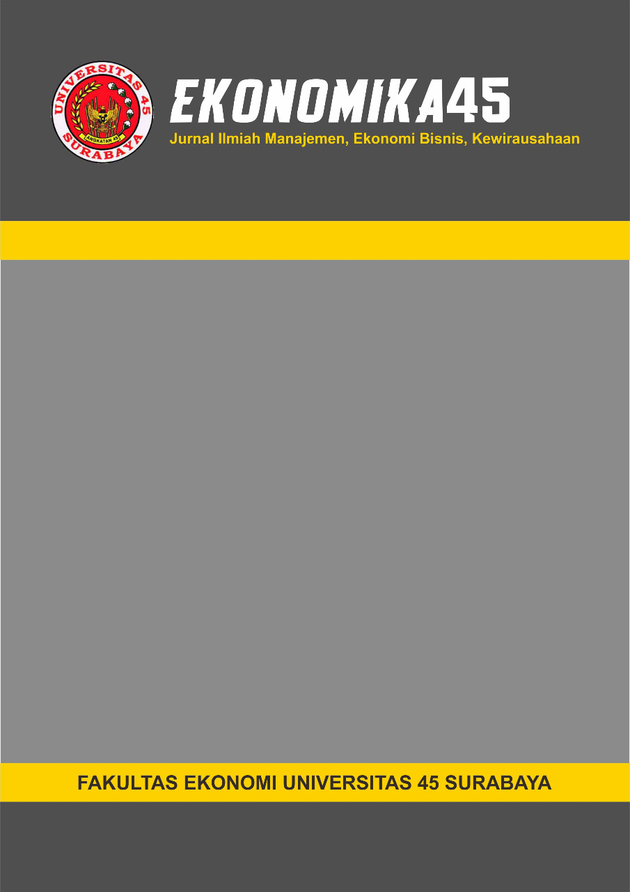 					View Vol. 10 No. 1 (2022): Desember : Jurnal Ilmiah Manajemen, Ekonomi Bisnis, Kewirausahaan
				