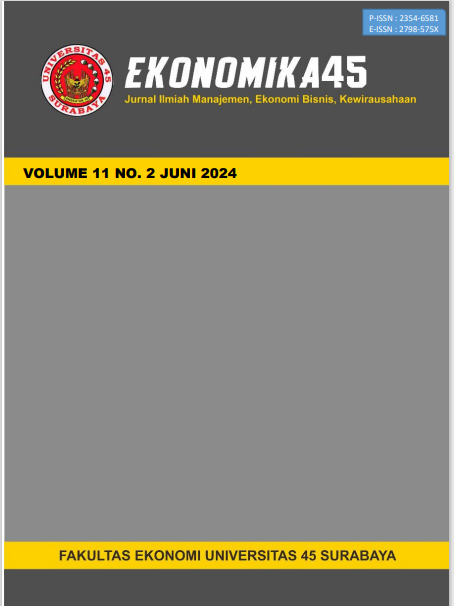 					View Vol. 11 No. 2 (2024): Juni : Jurnal Ilmiah Manajemen, Ekonomi Bisnis, Kewirausahaan
				