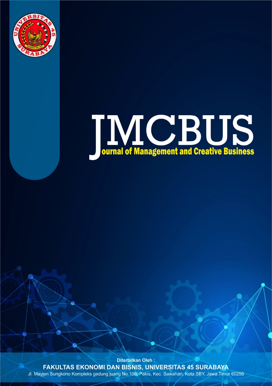 					View Vol. 1 No. 3 (2023): Juli : Journal of Management and Creative Business
				